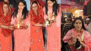 Sara Ali Khan And Amrita Singh Perform Benaras Ki Aarti, Is Back With Her 'Namaste Darshako' Series
