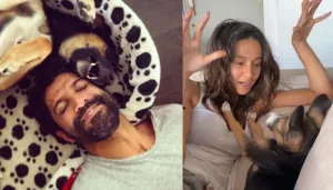 Farhan Akhtar Posts ROFL Video Of Girlfriend, Shibani Dandekar Trying To Terrify Their Dog, Tyson