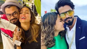 Hina Khan Shares Adorable Pictures With Beau, Rocky Jaiswal And His Reaction To Them Is Unmissable