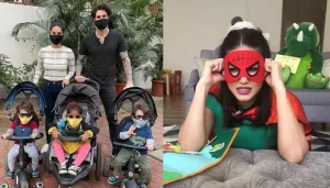 Sunny Leone Reveals How She Had Mask-Trained Her Little Ones, Nisha, Asher And Noah With A Game