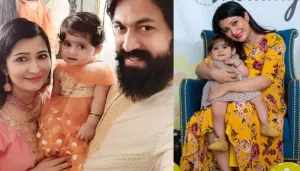 K.G.F Star, Yash's Wife, Radhika Pandit Shows Us How She Keeps Her Little Girl, Ayra Entertained