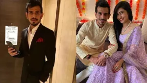 Yuzvendra Chahal Twins In Black With Fiancee, Dhanashree Verma, After Getting 'Rokafied'