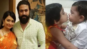 Yash And Radhika Pandit Share Pictures Of Their Little Krishna And Radha, Look Cute As Cotton Balls