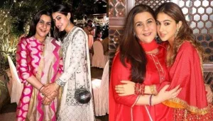 Amrita Singh Repeated Her Outfit For Nidhi Dutta's Mehendi, Which She Had Earlier Twinned With Sara
