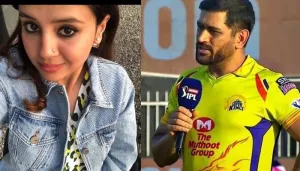 MS Dhoni's Wife, Sakshi Dhoni Is Missing Her 'Darling Hubby', Shares A Picture From IPL Match