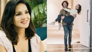 Sunny Leone Enjoys Her Time At Her New Mumbai House's Terrace Pool, Calls It A 'Piece Of Heaven'