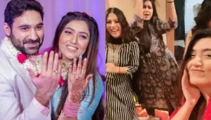 Shireen Mirza Looks Stunning On Her 'Mehendi' Ceremony, BFF, Krishna Mukherjee Dances Her Heart Out
