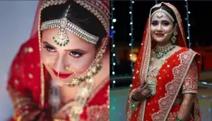 This Sabyasachi Bride Opted For Gold And Emerald Jewellery To Amp Up Her Look On Her D-Day