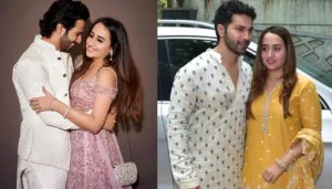 Varun Dhawan And Natasha Dalal Celebrate Their First Diwali With Family After Their Wedding