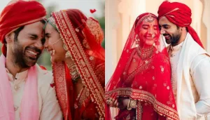 Rajkummar Rao And Patralekhaa's Wedding: Here's What The Bengali Verse Written On Her Veil Means