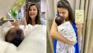 'Dil Dosti Dance' Fame, Vrinda Dawda Adorns Her Palm With Her Baby Boy's Name, 'Shreyaan'