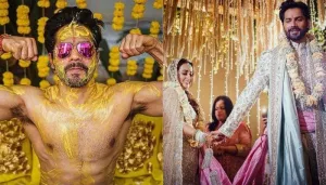 Varun Dhawan Shares 'Haldi' Pictures, His Squad's Twinning T-shirts Have An Interesting Twist To It