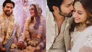 Varun Dhawan And Natasha Dalal Look Ethereal On Their 'Sangeet', Zoa Morani Shares Unseen Pictures