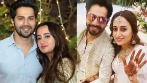 Varun Dhawan And Natasha Dalal Beam With Happiness In These Unseen Pictures From Their 'Mehendi'