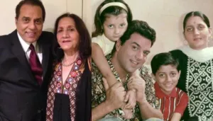 Unseen Picture Of Dharmendra With His First Wife, Parkash Kaur And Their Daughter Is Unmissable