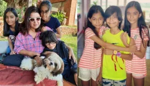 Farah Khan Shares Post-Delivery Photo Of Her Triplets, Diva, Anya And Czar On Their 13th Birthday