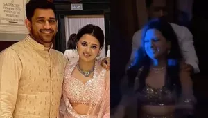 Mahendra Singh Dhoni And Sakshi Singh Dhoni Grooving At Friend's Wedding Is Every Desi Couple Ever!