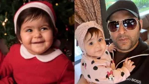 Kapil Sharma Poses With Daughter Anayra Sharma, Her Two Pigtails And Fluffy Hairband Steals The Show