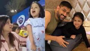 When Ziva Dhoni Shouted 'Papa, Papa' From The Stands To Cheer For MS Dhoni During An IPL Match