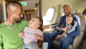 Hardik Pandya Aces His Daddy Duties As He Gives A Nice 'Champi' To His Baby Boy, Agastya