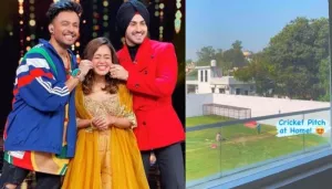 Neha Kakkar Surprises Tony Kakkar By Getting A Cricket Pitch Made At Their Home, Rohanpreet Reacts