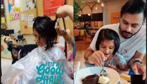 Dimpy Ganguly Takes Her Kids For A Haircut And Dinner, Shares Video Of Hubby Feeding Their Daughter