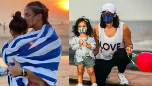 Neha Dhupia Shuts A Troll For Sexualising Breastfeeding, Shares A Picture With Daughter, Mehr Dhupia