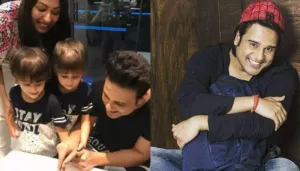 Birthday Boy Krushna Abhishek Get's A Sweet Kiss From Wife, Kashmera Shah With In-house Celebrations