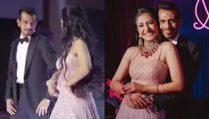 Yuzvendra Chahal Forgot Steps During 'Sangeet' Performance, Wife Dhanashree Verma Made A Cute Moment