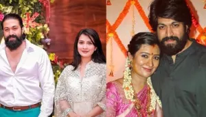 KGF Star, Yash And His Wife Radhika Pandit Twin Their Traditional Attires For House-Warming Ceremony