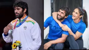 Wrestler Bajrang Punia Credits His Wife, Sangeeta Phogat For Winning Bronze Medal In Tokyo Olympics