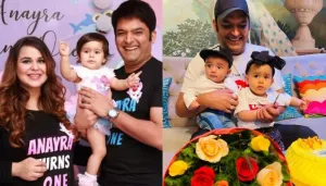 Kapil Sharma's Daughter Anayra Celebrates First Raksha Bandhan With Brother, Trishaan, Twins In Blue