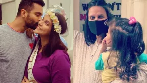 Pregnant, Neha Dhupia Shares A Cute Picture With Her Firstborn, Mehr From Her Baby Shower Bash