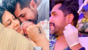 Kishwer Merchant And Suyyash Rai Get Matching Tattoos Of Their Newborn Baby, Nirvair's Name