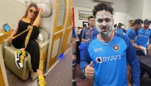 Urvashi Rautela Reaches Australia Ahead Of T20, Rishabh Pant Fans Say, 'Tu Jahan, Mai Wahan'