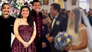 Chef Sanjeev Kapoor's Daughter, Rachita Gets Married To BF Darren, Papa Walks Her Towards The Aisle