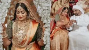 16 Brides Who Paired Their Saree With Pretty 'Dupattas': From Long White  Veil To Floral-Printed Ones