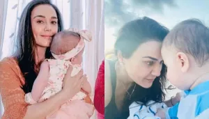 Preity Zinta Drops Cutesy Photos With Twins, Jai And Gia On Their 1st B'day, Pens 'My Heart Is Full'
