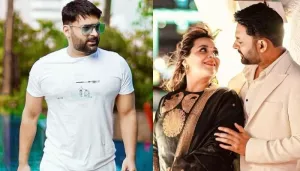 Kapil Sharma Strikes A Filmy Pose With Wifey, Ginni Chatrath As He Penned A Birthday Wish For Her