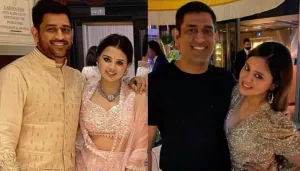 Unseen Video Of MS Dhoni Dancing For Wife, Sakshi Dhoni And Making Her Laugh Is Winning Hearts