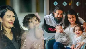'K.G.F.' Actor, Yash's Wife, Radhika Pandit Shares A Playful Moment Of Him And Their Daughter, Ayra