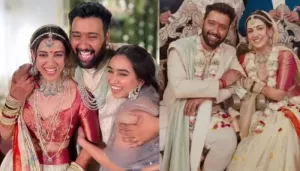 Esha Kansara Dons White Lehenga As She Gets Married To Siddharth Bhavsar, Turns Into A Gujrati Bride