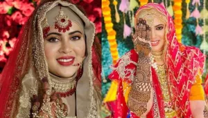 Bhojpuri Actress Sahar Afsha Gets Married After Quitting Showbiz, Stuns In A Golden Attire And Hijab
