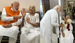 PM Modi's 100-Year-Old Mother, Heeraben Modi Admitted To Hospital After Her Health Deteriorated