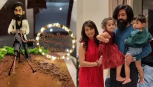 Radhika Pandit Celebrates Hubby, Yash's B'day With KGF-Themed Cake, He Gets Hand-Made Card From Kids