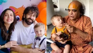 Jankee Parekh And Nakuul Mehta's 1-Year-Old Son, Sufi Takes First Music Lesson From Mom's 'Guruji'