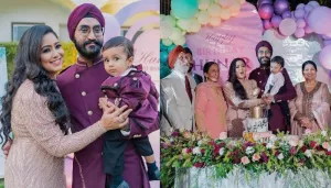 Harshdeep Kaur's Son, Hunar's First Birthday Pictures: From A Grand Setup To A Unique Musical Cake