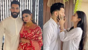 Mouni Roy And Suraj Nambiar Smear Colours On Each Other As They Celebrate First Holi Post-Wedding
