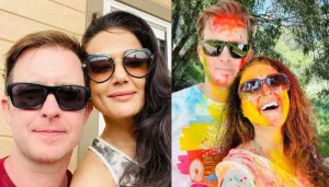 Preity Zinta And Gene Goodenough's Pictures From Their First Holi Since The Birth Of Their Twins