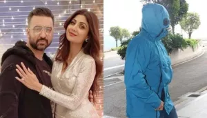 Shilpa Shetty's Hubby, Raj Kundra Gets Trolled For His Weird Mask, Users Call Him Alien And 'Jaadu'